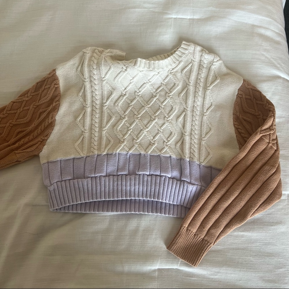 Cropped pac sun sweater